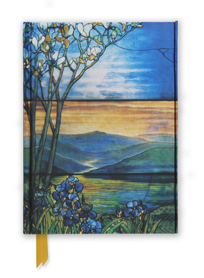 Tiffany Leaded Landscape with Magnolia Tree (Foiled Journal) (Flame Tree Notebooks #8) Cover Image