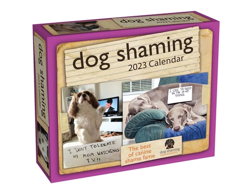 Dog Shaming 2023 Day-to-Day Calendar By Pascale Lemire, dogshaming.com Cover Image