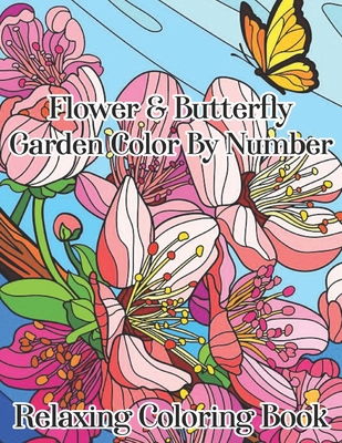 Amazing Butterflies and Flowers in Large Designs: Simple Flower