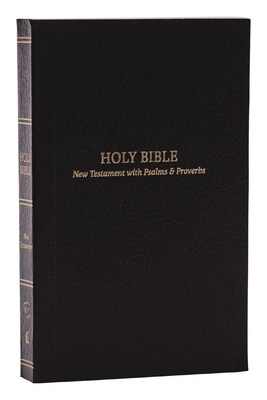 Kjv, Pocket New Testament with Psalms and Proverbs, Softcover, Black, Red Letter, Comfort Print By Thomas Nelson Cover Image