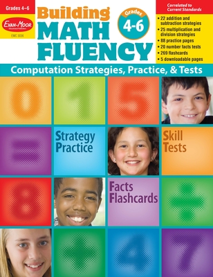 Building Math Fluency, Grade 4 - 6 Teacher Resource Cover Image