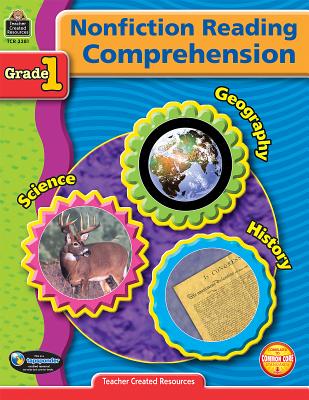 Nonfiction Reading Comprehension Grade 1 Cover Image