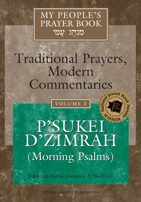 My People's Prayer Book Vol 3: P'Sukei d'Zimrah (Morning Psalms) Cover Image