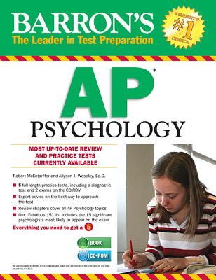 Barron's AP Psychology with CD-ROM Cover Image