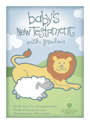 HCSB Baby's New Testament with Psalms, White Imitation Leather Cover Image