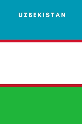 Uzbekistan: Country Flag A5 Notebook to write in with 120 pages