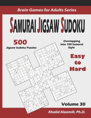 samurai jigsaw sudoku 500 easy to hard jigsaw sudoku puzzles overlapping into 100 samurai style large print paperback murder by the book