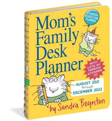 Mom's Family Desk Planner 2022 Cover Image