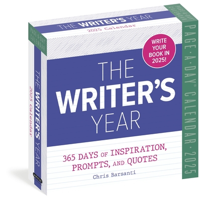 The Writer's Year Page-A-Day® Calendar 2025: 365 Days of Inspiration, Prompts, and Quotes