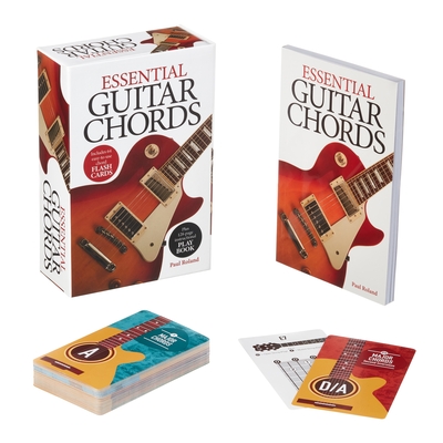 Essential Guitar Chords Kit: Includes 64 Easy-To-Use Chord Flash Cards, Plus 128-Page Instructional Play Book Cover Image