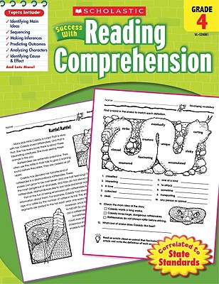 Scholastic Success with Reading Comprehension, Grade 4 Workbook By Scholastic, Scholastic Cover Image