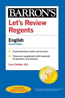 Let's Review Regents: English Revised Edition (Barron's Regents NY) By Carol Chaitkin, M.S. Cover Image