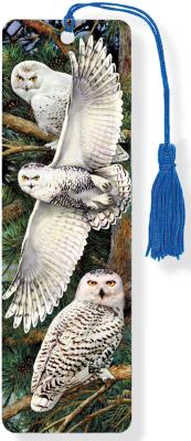 3D Bkmk Snowy Owl By Inc Peter Pauper Press (Created by) Cover Image