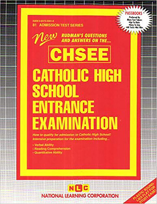 Catholic High School Entrance Examination (CHSEE) (Admission Test Series #81) By National Learning Corporation Cover Image