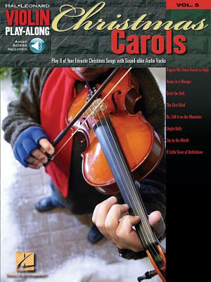 Christmas Carols - Violin Play-Along Volume 5 Book/Online Audio By Hal Leonard Corp (Created by) Cover Image