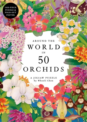 Around the World in 50 Orchids: A 1000-piece jigsaw puzzle by