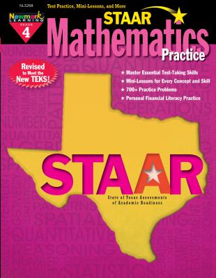 Staar Mathematics Practice Grade 4 II Teacher Resource Cover Image