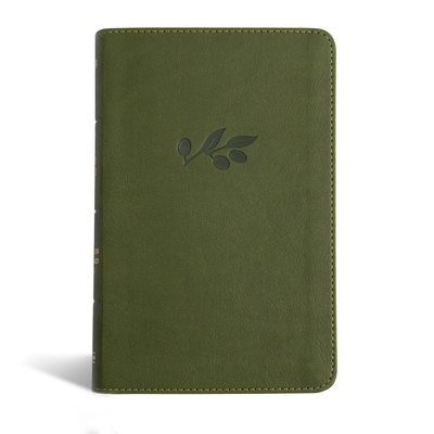 NASB Personal Size Bible, Olive LeatherTouch Cover Image