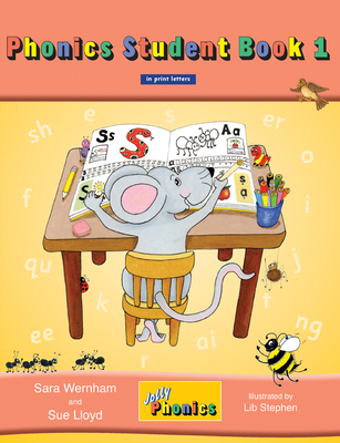 Jolly Phonics Student Book 1: In Print Letters (American English Edition) Cover Image