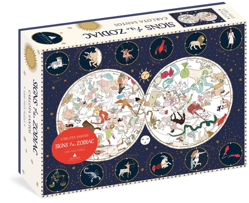 Signs of the Zodiac 1,000-Piece Puzzle By Carlota Santos Cover Image