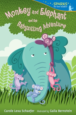 Monkey and Elephant and the Babysitting Adventure: Candlewick Sparks Cover Image