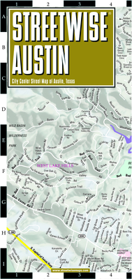 Streetwise Austin Map: Laminated City Center Map of Austin, Texas (Michelin Streetwise Maps)  Cover Image