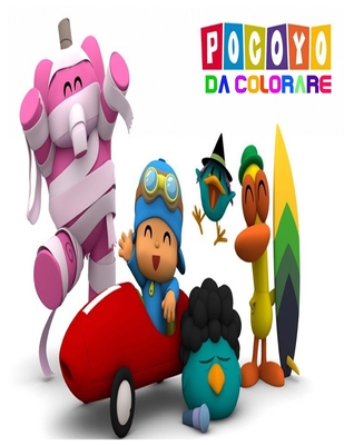 Pocoyo Da Colorare: Fantastici Libri Da Colorare Bambini 2-4, 5-7, 8-10  Anni, 30 Disegni Da Colorare Per Bambini Anti Stress, Attività Cre  (Paperback)