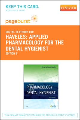 Applied Pharmacology for the Dental Hygienist - Elsevier eBook on Vitalsource (Retail Access Card) Cover Image