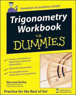 Trigonometry Workbook for Dummies By Mary Jane Sterling Cover Image