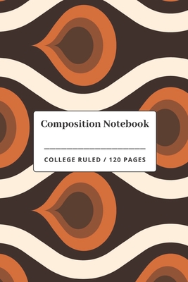 Composition Notebook: 50s Visual Style Geometric Vintage Retro Pattern Notebook Cover Image