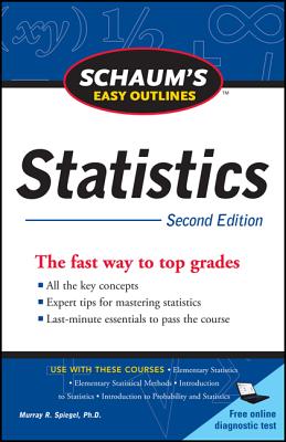 Schaum's Easy Outline of Statistics, Second Edition cover