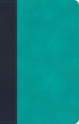 CSB Personal Size Bible, Navy/Teal LeatherTouch Cover Image