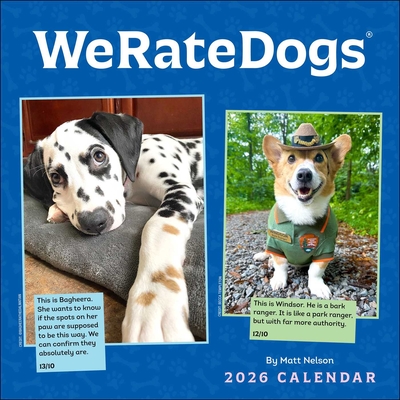 WeRateDogs 2026 Wall Calendar By Matt Nelson Cover Image