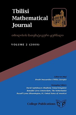 Tbilisi Mathematical Journal Volume 2 (2009) Cover Image