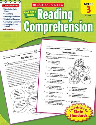 Scholastic Success With Reading Comprehension: Grade 3 Workbook Cover Image