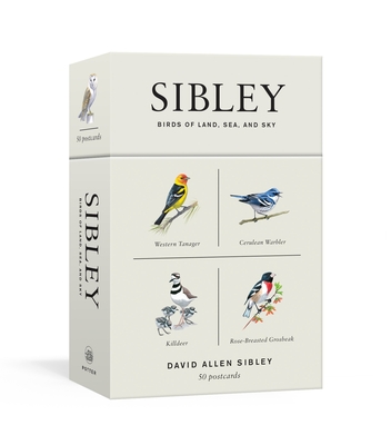 Sibley Birds of Land, Sea, and Sky: 50 Postcards Cover Image