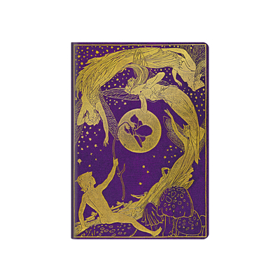 Paperblanks Violet Fairy A5 Notizbuch - Dot Grid Cahier Mit Märchenillustration 80 Seiten