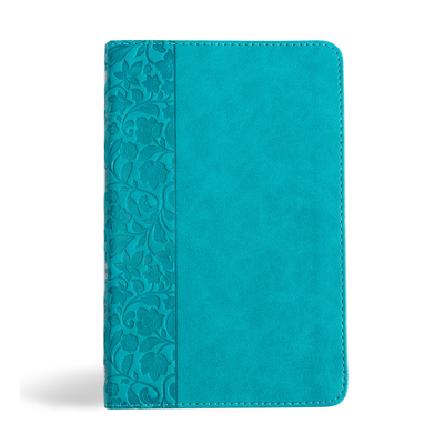 NASB Personal Size Bible, Teal LeatherTouch Cover Image