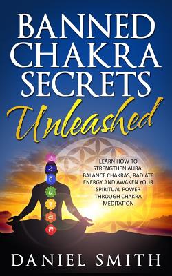 Poster Human energy body, aura, chakra in meditation 