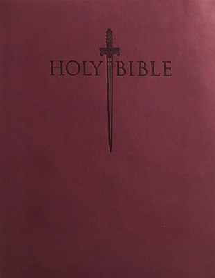 King James Version Easy Read Sword Value Thinline Bible Personal Size Burgundy Ultrasoft By Whitaker House Cover Image