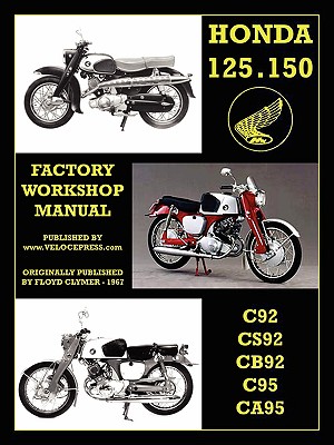 Honda Motorcycles Workshop Manual 125-150 Twins 1959-1966 Cover Image