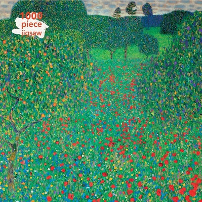 Adult Jigsaw Puzzle Gustav Klimt: Poppy Field: 1000-Piece Jigsaw Puzzles Cover Image