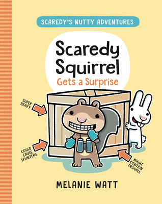 Scaredy Squirrel Gets a Surprise: (A Graphic Novel) (Scaredy's Nutty Adventures #2) By Melanie Watt Cover Image