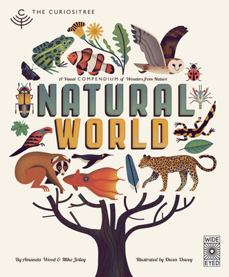 Curiositree: Natural World: A Visual Compendium of Wonders from Nature - Jacket unfolds into a huge wall poster! By AJ Wood, Mike Jolley, Owen Davey (Illustrator) Cover Image