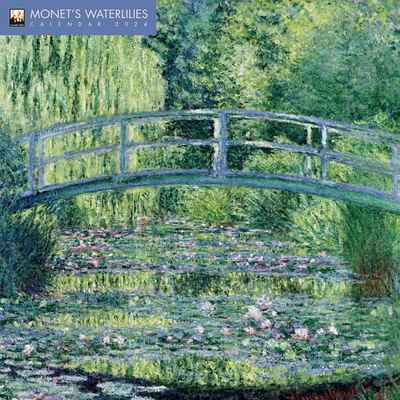 Monet's Waterlilies Wall Calendar 2024 (Art Calendar) Cover Image