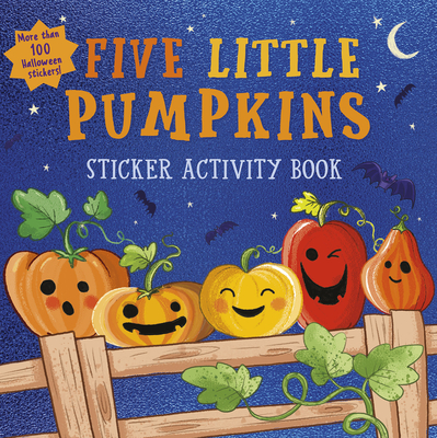 Five Little Pumpkins sticker activity book Cover Image