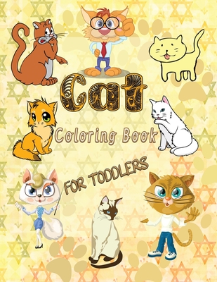 Cat Coloring Book for Toddlers: 48 Beautiful Cats Coloring Pages to Color - Fun Activities For Kids Ages 4-8 - Gift for Children By Nicer Coloring Book Cover Image