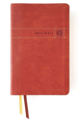 Niv, Men's Devotional Bible (by Men, for Men), Leathersoft, Brown, Comfort Print Cover Image