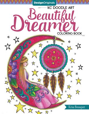 Kc Doodle Art Beautiful Dreamer Coloring Book Cover Image