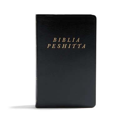 Cover for Biblia Peshitta, negro imitación piel con índice